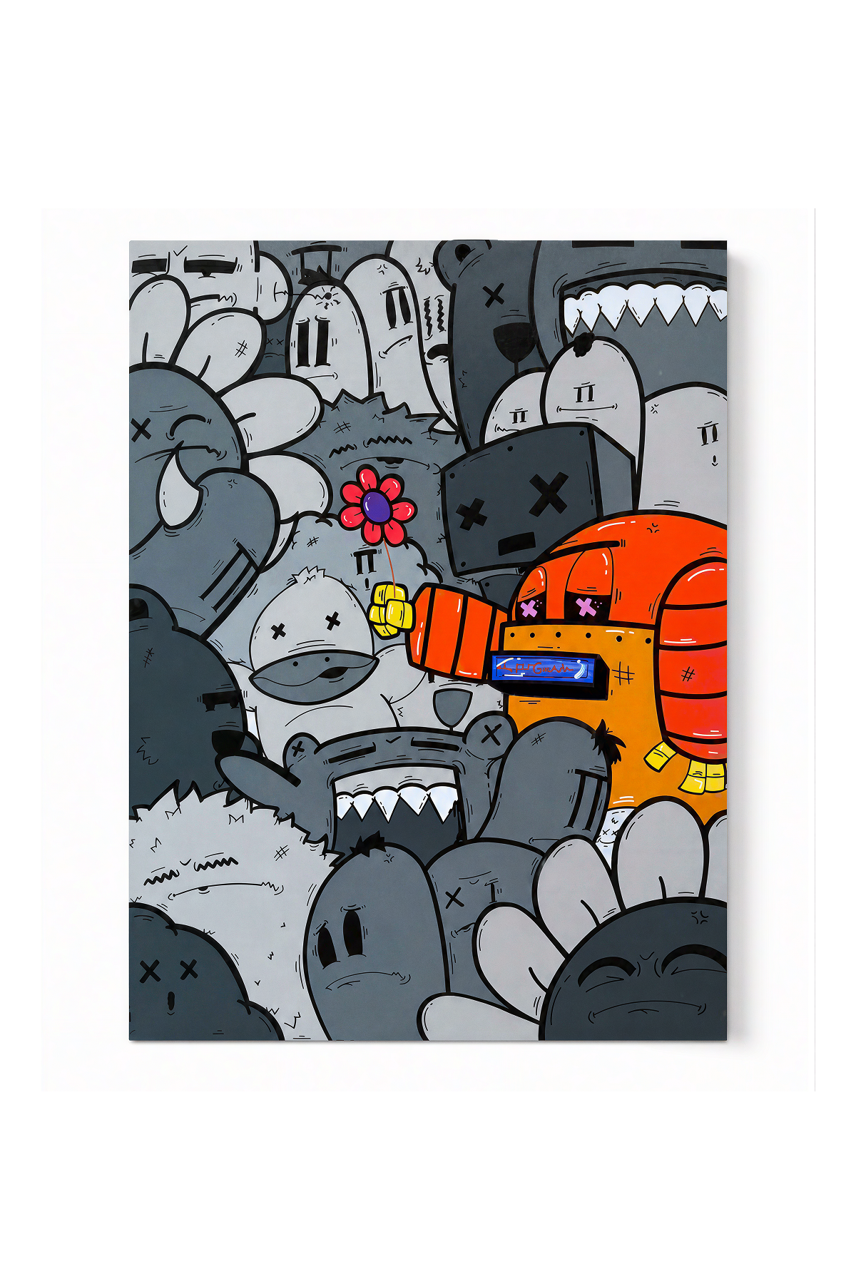 The only one that breaks through the crowd